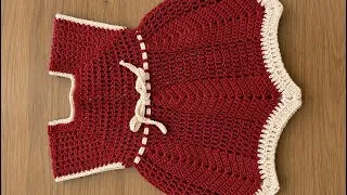 Thumbnail: Vestido de niña tejido en todas las tallas 👗🧶#crochet #tejedoras #mauracrochet 