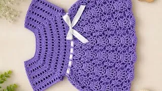 Thumbnail: NO LO PUEDO CREER LO FACIL QUE ES DE TEJER ESTE VESTIDO EN DIFERENTES TALLAS🧶#crochet #tejedoras 