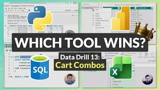 Thumbnail: We Analyzed Grocery Store Data with 4 Different Tools | Excel vs Power BI vs SQL vs Python