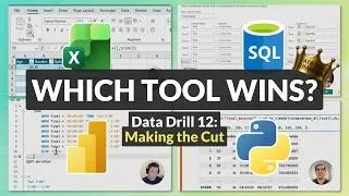 Thumbnail: Excel vs Power BI vs SQL vs Python | Grouping 37,000 Marathon Finish Times