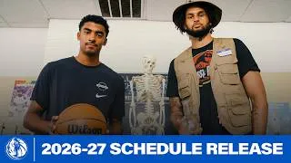 Thumbnail: Dallas Mavericks 2026-2027 Schedule Release | Sponsored by Ticketmaster