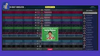 Thumbnail: We SIMULATED the NBA Draft For The Dallas Mavericks