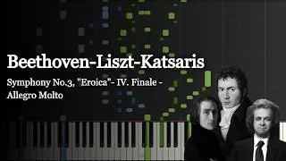 Thumbnail: Beethoven/Liszt/Katsaris - Symphony No.3, "Eroica" - IV. Finale - Allegro Molto (Synthesia)