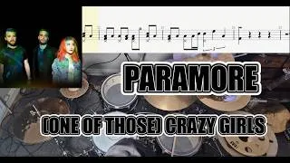 Thumbnail: Paramore - (One Of Those) Crazy Girls // Drum Cover With Sheet Music