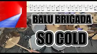 Thumbnail: Balu Brigada - So Cold // Drum Cover With Sheet Music