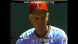 Thumbnail: March 1979: Gene Mauch Minnesota Twins Spring Training Clips and Interview