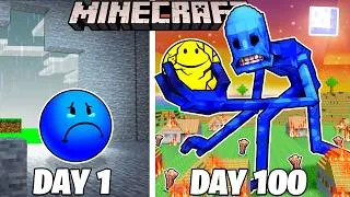 Thumbnail: I Survived 100 Days as FALSITY in Minecraft!