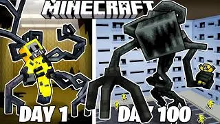 Thumbnail: I Survived 100 Days in THE BACKROOMS in Minecraft!