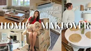 Thumbnail: i hired an interior designer to redo my house | before tour + install day 1