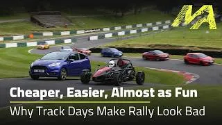 Thumbnail: Track days: why even bother with rallying when this is so much cheaper?