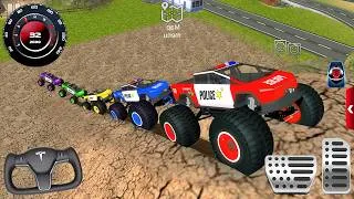 Thumbnail: Police Monster Truck Impossible Driver #6 - US Extreme Car Stunts Racing Android Gameplay [UHD]