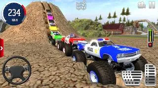 Thumbnail: Monster Truck Mega Ramp Impossible Driver - Police Car Extreme Stunts Racing - Android GamePlay #2