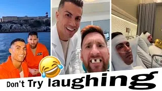 Thumbnail: FUNNIEST AI Ronaldo & Messi Moments (Try Not To Laugh Challenge) 😂 