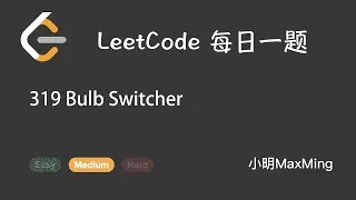 Thumbnail: Leetcode 319 Bulb Switcher