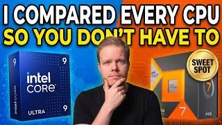 Thumbnail: AMD vs Intel at Every Price — I Compared 4 CPUs, Here's The Real Winner