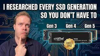 Thumbnail: Which SSD Is Actually Worth It? Gen 3 vs 4 vs 5