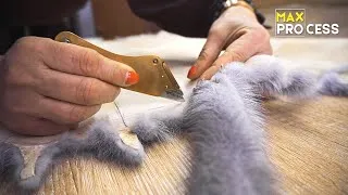 Thumbnail: See the Process of sewing a bespoke fur coat in a fur atelier