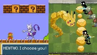 Thumbnail: When Pokémon Enters The Super Mario & Plants vs Zombies Universe!