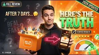Thumbnail: Temu FREE Gift Review 🚨 Is It Actually Worth Your Time? (2026)