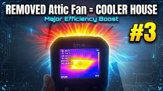 Thumbnail: I Removed My Attic Fan – Huge Efficiency Upgrade for the House!
