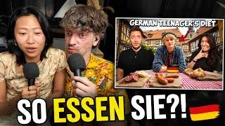 Thumbnail: What Do German Teenagers Eat in a Day? 🇩🇪 | REACTION