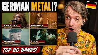 Thumbnail: Canadian Reacts to the 20 Most Influential German Metal Bands 🇩🇪