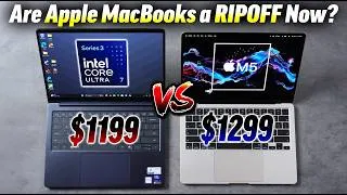 Thumbnail: Apple's Price Hike MISTAKE? - M5 Air vs Dell 14S