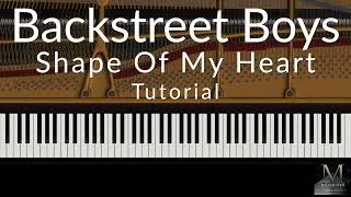 Thumbnail: Backstreet Boys - Shape Of My Heart - Piano Tutorial / Visualizer - Maximizer