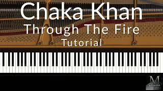 Thumbnail: Chaka Khan - Through The Fire - Piano Tutorial./ Visualizer - Maximizer