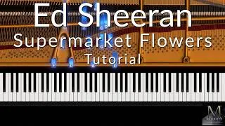 Thumbnail: Ed Sheeran - Supermarket Flowers - Piano Tutorial / Visaulaizer - Maximizer