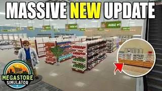 Thumbnail: Your Grocery & Bakery Departments Just Received an Overhaul.... (+ New Deco) | Megastore Simulator