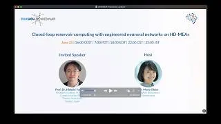 Thumbnail: Advancing Neurocomputing with Engineered Neuronal Networks | HD-MEA + Reservoir Computing
