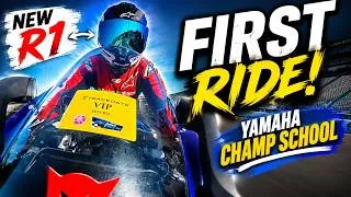 Thumbnail: First Ride on New R1 with Yamaha Champ School