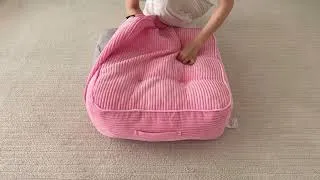 Thumbnail: How to REMOVE & WASH Your Pouf Ottoman Cover (It's So Easy!)