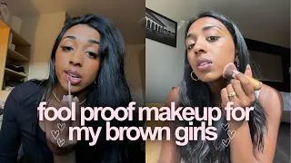 Thumbnail: everyday makeup that actually works on brown skin tones