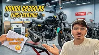 Thumbnail: Honda CB350RS First Service Experience | CB350RS Service Bill Shocked Me😳 #hondacb350rs #cb350rs