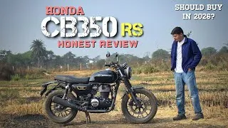 Thumbnail: Honda CB350RS🔥| Honest Pros, Cons | Watch this before buying in 2026 | Must-Have Accessories!💯