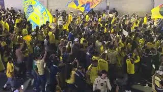 Thumbnail: fans del america festejan clasificación a semifinals en Leagues Cup