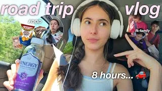 Thumbnail: 8 hour road trip vlog... 🚗 (with my family)