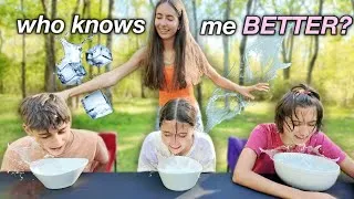 Thumbnail: WHO KNOWS ME BETTER *SIBLINGS ICE WATER CHALLENGE*