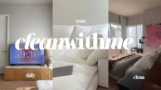 Thumbnail: Midweek cozy clean with me + tidy & refresh + reset my home
