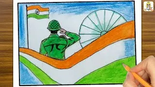 Thumbnail: Republic Day Drawing 2026 easy | Republic Day Poster | Love INDIA