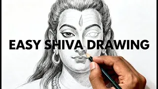 Thumbnail: Easy Lord Shiva Drawing Step by Step | Mahadev Pencil Drawing | Maha Shivratri Special Drawing