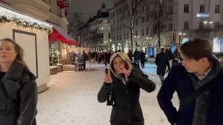 Thumbnail: Stockholm Nightlife on Ice 🇸🇪 | Slippery Winter Walking Tour in 4K