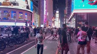 Thumbnail: Crowd Stampedes Toward Camera, Then Loud Bang Erupts in Times Square