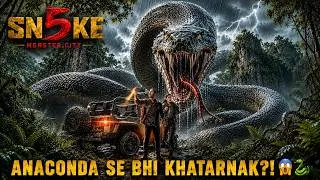 Thumbnail: Snake 5 Monster City (2026) Review in Hindi 😱🐍 | Best Giant Snake Movie | Anaconda Creature Trailer