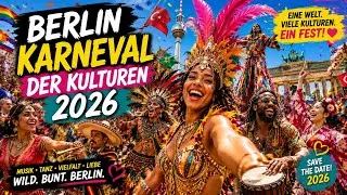 Thumbnail: Berlin Karneval der Kulturen 2026 🇩🇪🌍 INSANE Energy & Crazy Street Vibes!
