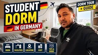 Thumbnail: University Hostel in Germany | Student Accommodation (Dorm) | Room Tour 🏡
