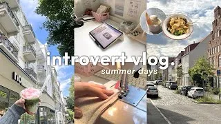 Thumbnail: life as an introvert 🤍 solo date, cooking & baking, night out, hobbies ⋆˚꩜｡ summer vlog 🪷
