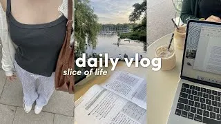Thumbnail: slice of life 🪷 productive days, studying & working, shopping, new cafés, early summer ⋆⭒˚.⋆ 